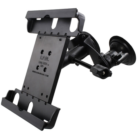 RAM® Tab-Tite™ with RAM® Twist-Lock™ Dual Suction for Tablets with Cases (RAM-B-189-PIV1-TAB20-ALA1-KRU)
