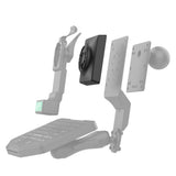 RAM® 100mm & 75mm VESA to AMPS Hole Pattern Adapter Plate (RAP-DOCK-D10VU)