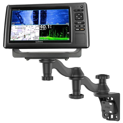 RAM-109V-1U RAM Vertical 12" Swing Arm Mount for Fishfinders & Plotters-image-1