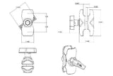 RAM Short Socket Arm for 1.5" Balls (RAM-201U-B) - Image3