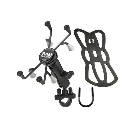 RAM Handlebar U-Bolt Mount with Universal RAM® X-Grip® Cradle for 7"-8" Tablets (RAM-B-149Z-UN8U) - RAM Mounts - Mounts Singapore