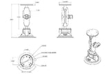 RAM Twist Lock Suction Cup with Socket Arm & Adapter (RAM-B-166-202U) - Image3