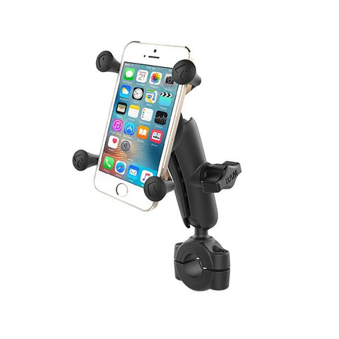 RAM Torque Handlebar with 1" Ball, Medium Arm and RAM® X-Grip® for Phones (RAM-B-408-75-1-UN7U) - RAM Mounts in Singapore - Mounts Singapore
