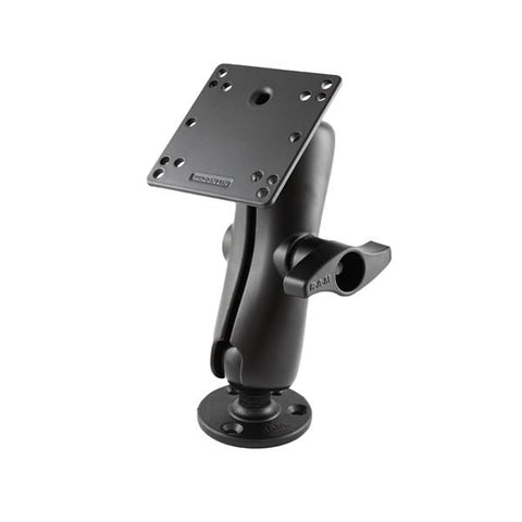 RAM D Ball Mount with Round & Square Plate VESA 75mm and 100mm Hole Patterns (RAM-D-101U-246) - RAM Mounts - Mounts Singapore