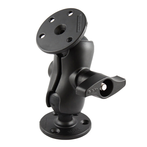 RAM-D-101U-C RAM Universal Double Ball Mount with Two Large Round Plates-image-1