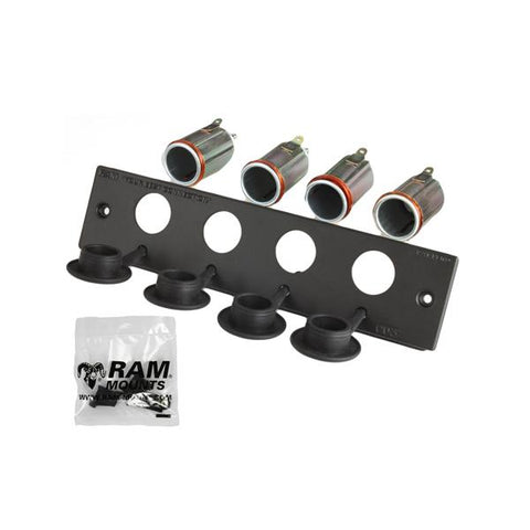 RAM-FP2-CIG4 12 Volt Lighter Receptacle Faceplate | Mounts Singapore | RAM Mounts Singapore
