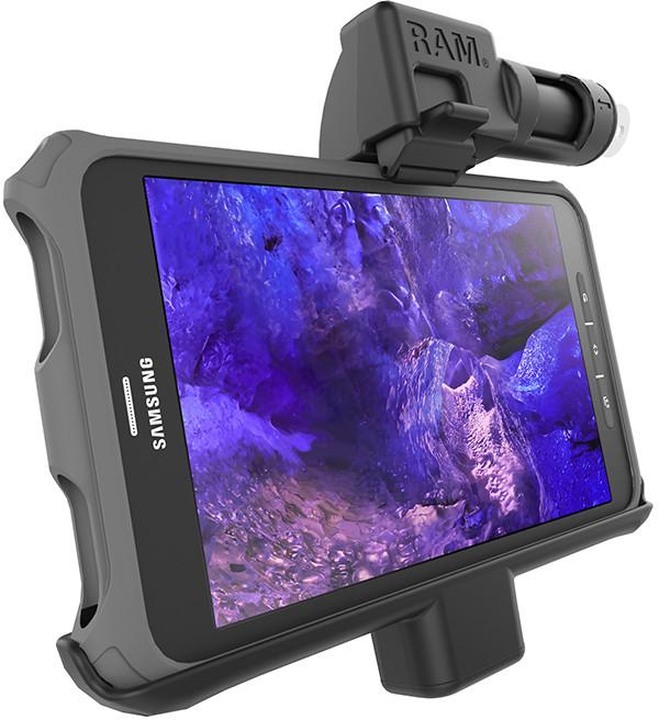 RAM Samsung Tab Active Locking Cradle w/ Keyed Lock|Mounts
