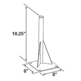 RAM-VBD-122 RAM Universal Drill-Down Vehicle Base with Lower Pole-Image-2