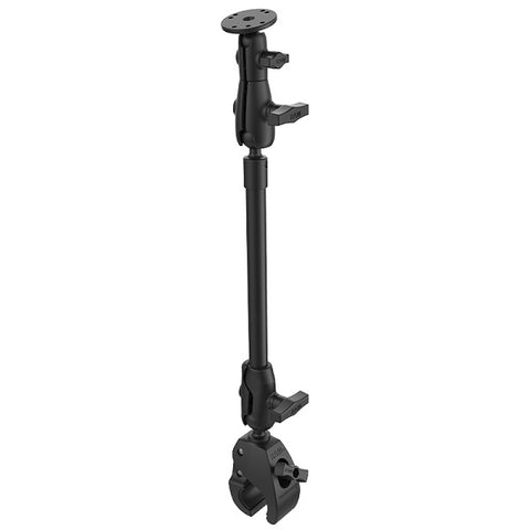 RAP-401-9-BC-202U RAM Tough-Claw 9" Pipe Mount with Round Plate Adapter-image-1
