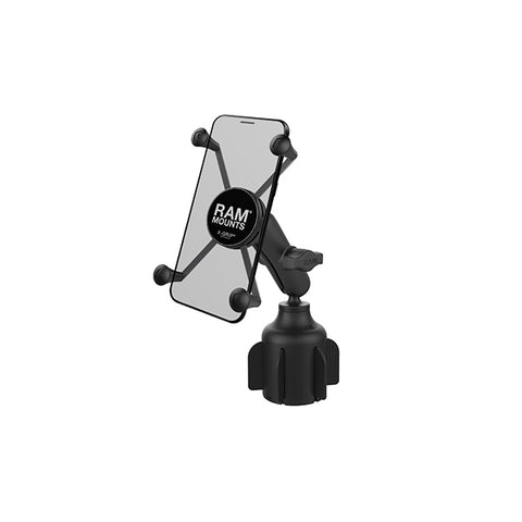 RAM® X-Grip® Large Phone Mount with RAM® Stubby™ Cup Holder Base (RAP-B-299-4-UN10U)-Image-1