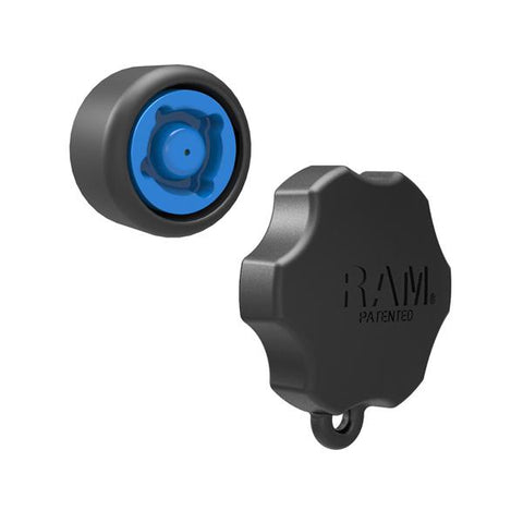 4 RAM Pin-Lock Security Knob and Key Knob for 1.5" Diameter C Size Arms (RAP-S-KNOB5-4U) - RAM Mounts Singapore