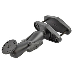 RAM 4" Square Post Clamp Mount with Round AMPS Plate - C Size (RAM-101U-247-4)