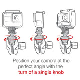 RAM® Twist-Lock™ Suction Cup Mount with Action Camera Adapter - Medium (RAM-B-166-GOP1U)