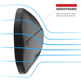 RAM® Tough-Mirror™ Kit with M10-1.25 Bases + M10-1.5 Adapters - Long Arm (RAM-B-349-M1015-C-465RL)