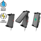 RAM® Quick-Grip™ 15W Waterproof Wireless Charging Mount with Tough-Claw™ (RAM-B-400-A-UN14W-V7M-1)