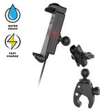 RAM® Quick-Grip™ 15W Waterproof Wireless Charging Mount with Tough-Claw™ (RAM-B-400-A-UN14W-V7M-1)