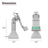 GDS® Uni-Conn™ 7" Pedestal Dock with USB-C - Gray (RAM-GDS-DOCK-D11-7-U1C-GRY)