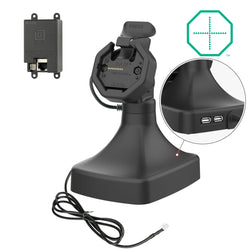 GDS® Uni-Conn™ Powered Tilt & Swivel Dock with PoE + Data (RAM-GDS-DOCK-D14-U3E-2A)
