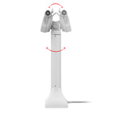 GDS® Uni-Conn™ Powered 14" Locking Pedestal Dock with USB-C - Gray (RAM-GDS-DOCKLR-D11-14-U3C-GRY)
