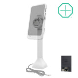 GDS® Uni-Conn™ Powered 14" Locking Pedestal Dock with PoE - Gray (RAM-GDS-DOCKLR-D11-14-U3E-GRY)