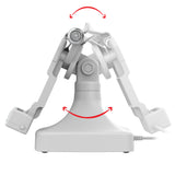 GDS® Uni-Conn™ Locking Tilt & Swivel Dock with PoE + Data - Gray (RAM-GDS-DOCKLR-D14-U1E-2A-GRY)