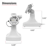 GDS® Uni-Conn™ Powered Locking Tilt & Swivel Dock with USB-C - Gray (RAM-GDS-DOCKLR-D14-U3C-GRY)