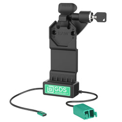 GDS® Uni-Conn™ Right Locking Power + Dual USB-A Dock (RAM-GDS-DOCKLR-U1CD2U)