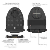 GDS® Tab-Conn™ for Tablets Without Case (D Shape & Rear Pogo Pads) (RAM-GDS-TABC-B1DB)