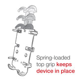 RAM® Quick-Grip™ XL Phone Holder with Vibe-Safe™ Adapter & Ball (RAM-HOL-PD4-462B)