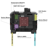 RAM® Powered Locking Dock for Zebra ET6x (RAM-HOL-ZE25PLU)