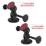 RAM® Dual Straight Pivot Magnetic Mount with Knob (RAP-101-PV4-2S-MAG88U)