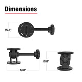RAM® Single Pivot Mount with Knob (RAP-101-PV4U)