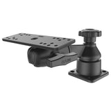 RAM® Horizontal 6" Swing Arm Mount with Ball & Socket Rectangular Plate (RAM-109HSB)
