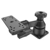 RAM® Horizontal 6" Swing Arm Mount with Ball & Socket Rectangular Plate (RAM-109HSB)