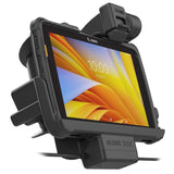 Locking GDS® Power + Dual USB Dock for Zebra ET4x 8" with IntelliSkin® (RAM-GDS-DOCKL-ZE20PD2U)