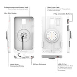IntelliSkin® Thin-Case™ for Tab Active5 & 3 (Rear Pogo Pads) - Gray (RAM-GDS-SKIN-SAM93-TCB-GRY)