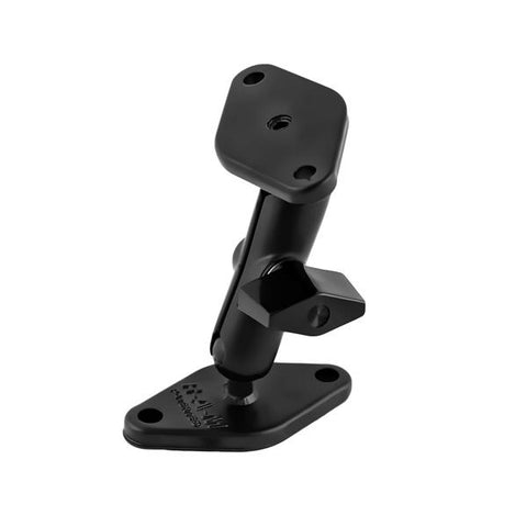 RAM Ball Mount with Medium Double Socket Arm and Diamond Bases with AMPs pattern (RAM-A-101U) - RAM Mounts - Mounts Singapore