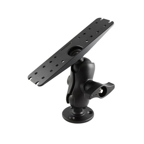 RAM-D-111U-C D Size Ball Mount with Rectangle & Round Plate