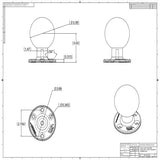 RAM-E-202U-IN1 RAM Large Round Plate with Ball & Steel Reinforced Bolt-image-2