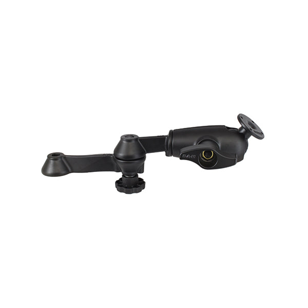 RAM® 12" Locking Double Swing Arm with Round Plate (RAM-VB-D-110-1-254U)-Image 1
